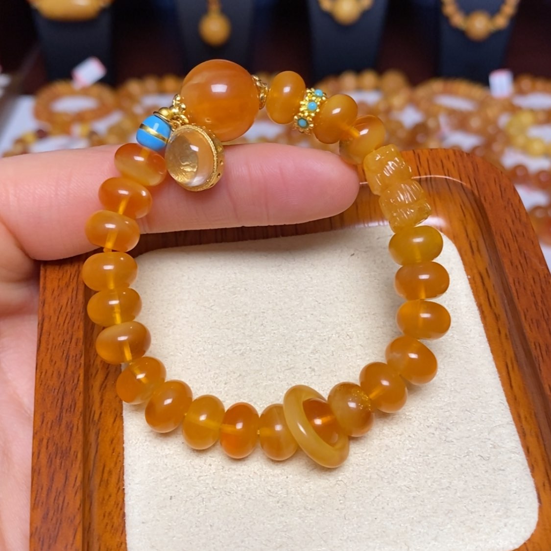 【闪购商品】未镶嵌蜜蜡手链㊀***周手串