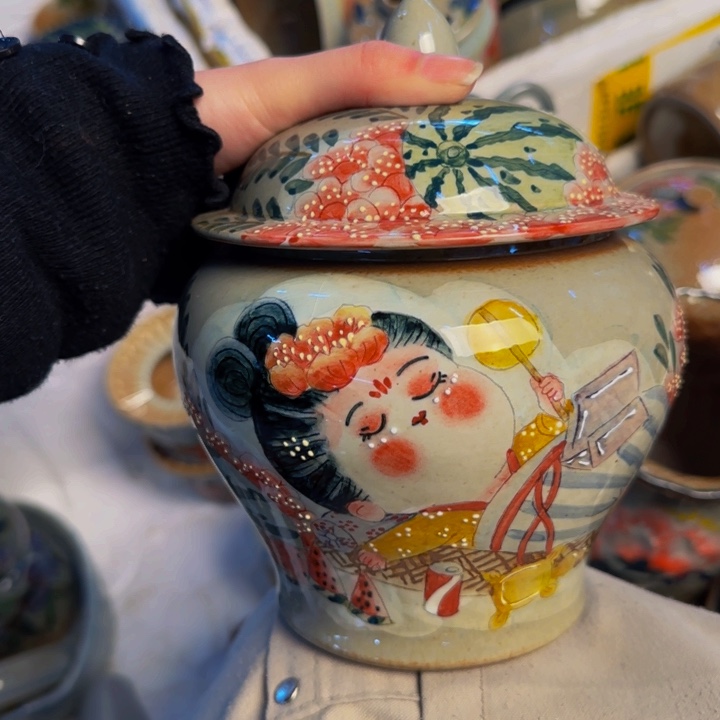 瓷片景德镇陶瓷手工手绘