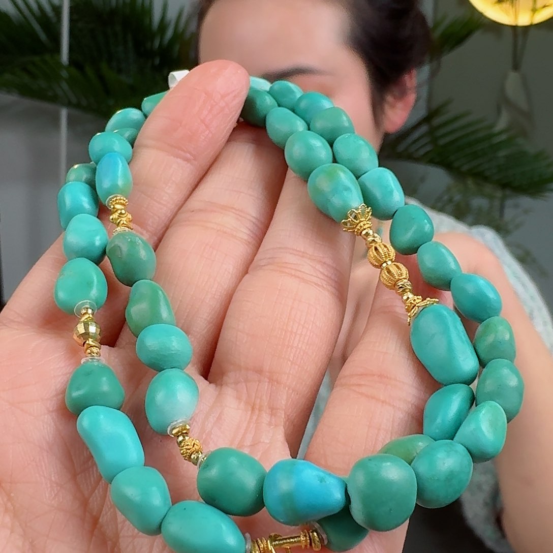 绿松石珠宝奇石未镶嵌