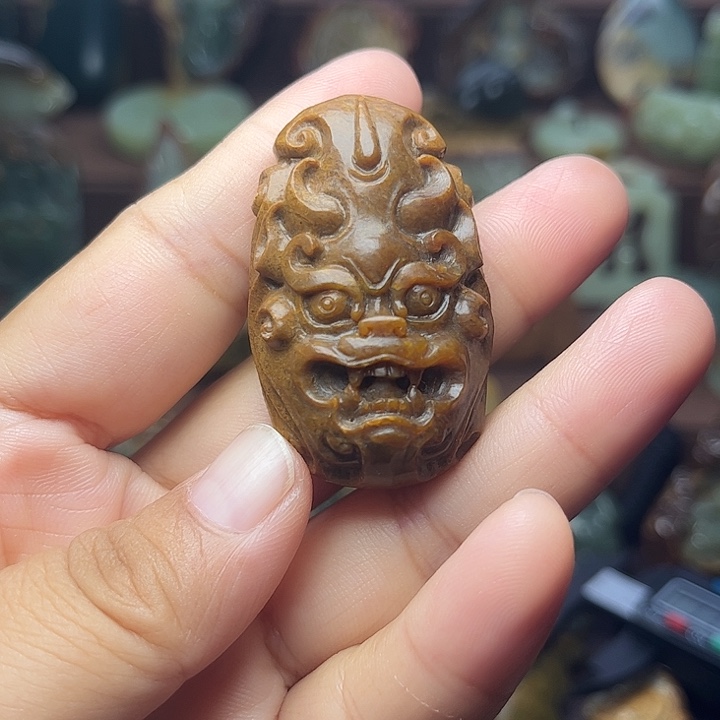 岫岩河磨玉（透闪石质玉）未镶嵌颈饰
