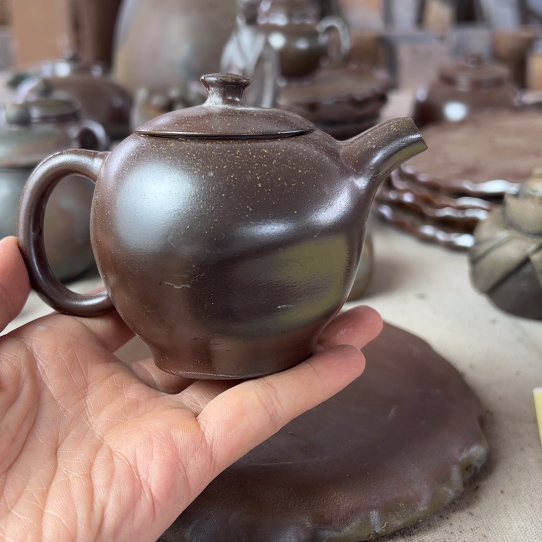 贵台龙窑柴烧茶壶A50