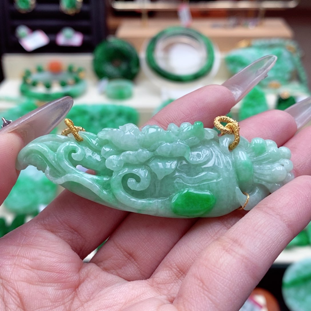 颈饰未镶嵌翡翠翡翠吊坠