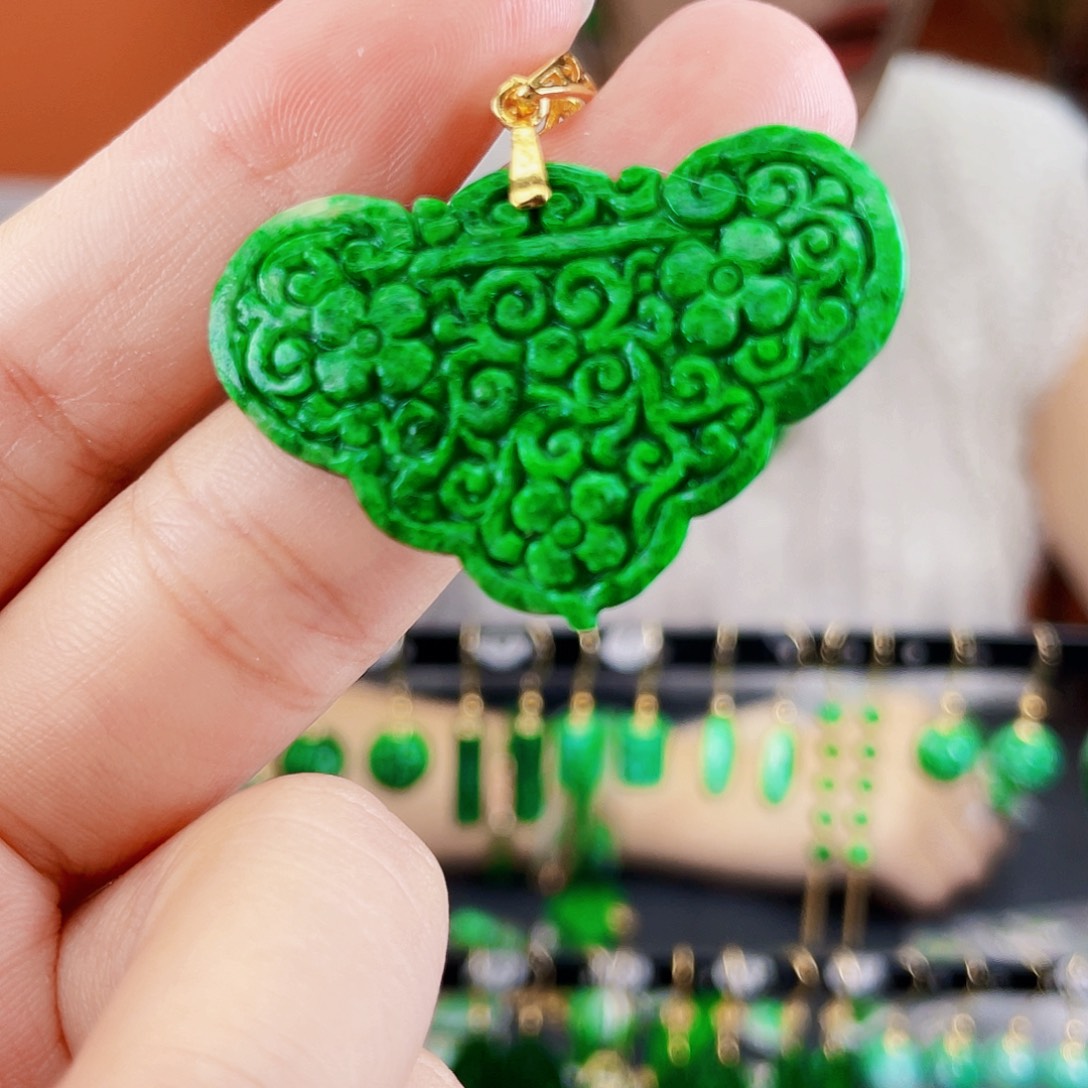 未镶嵌翡翠耳饰饰品