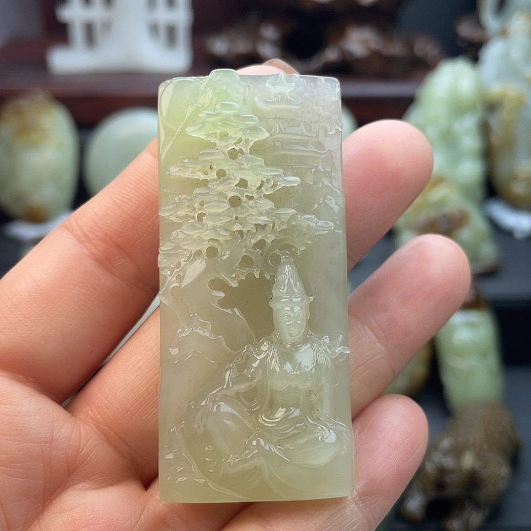 和田玉颈饰未镶嵌