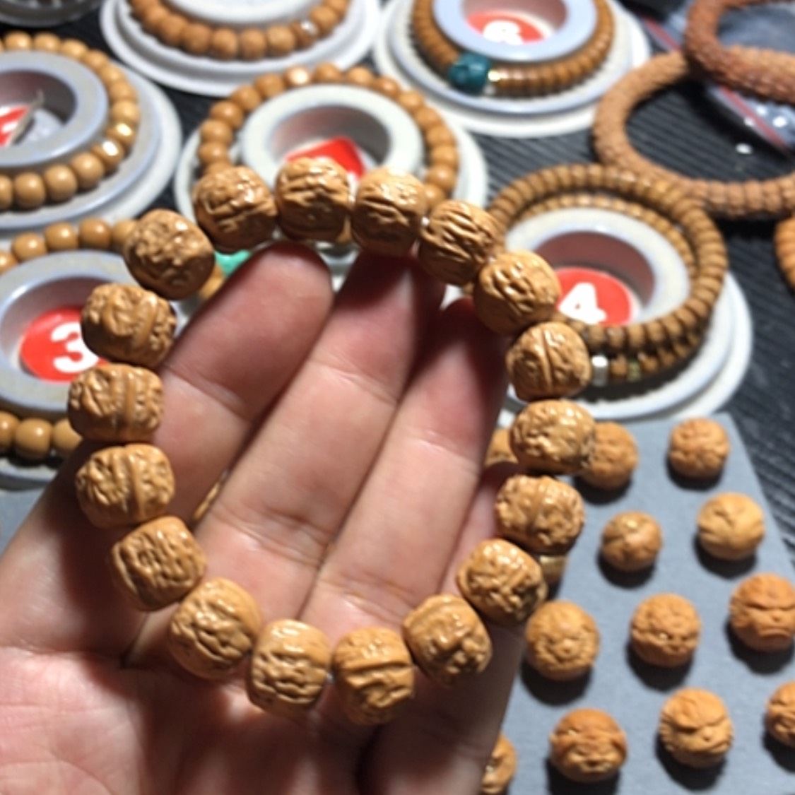 【闪购商品】猴头核桃手串蛤蟆头