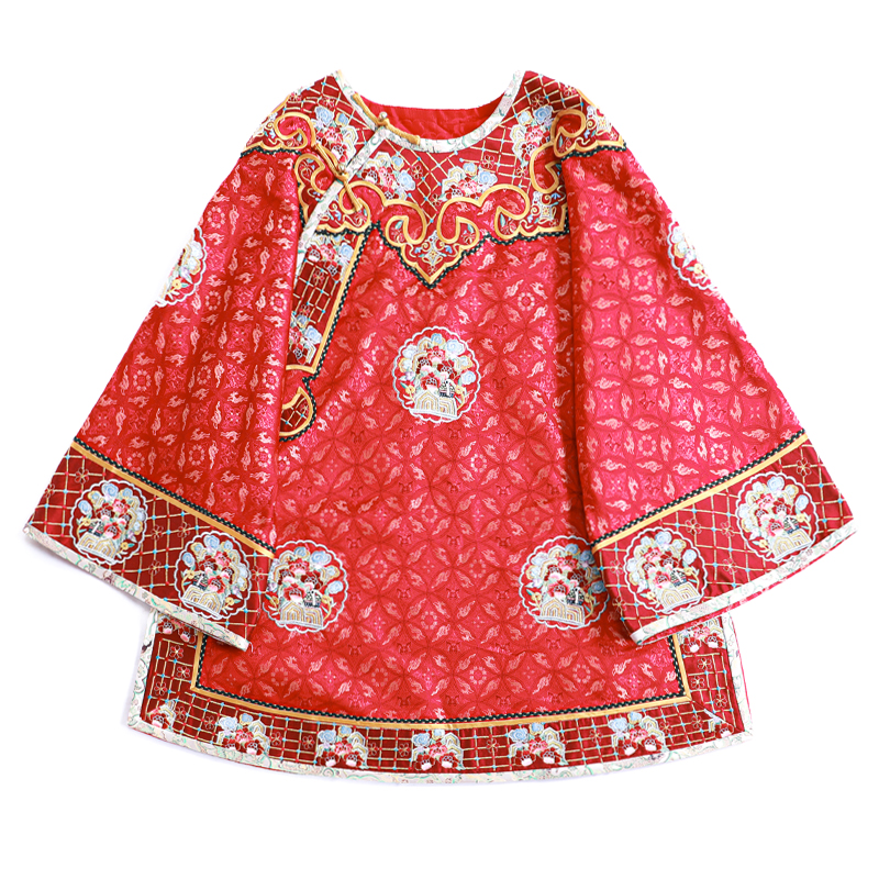 「赤羽缠枝」丽古龙 宋锦 国风手工设计百搭刺绣国潮女装汉服上衣