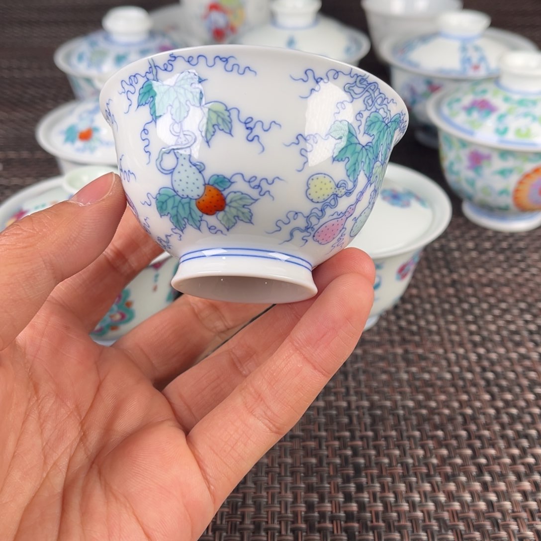 瓷片景德镇陶瓷杯子