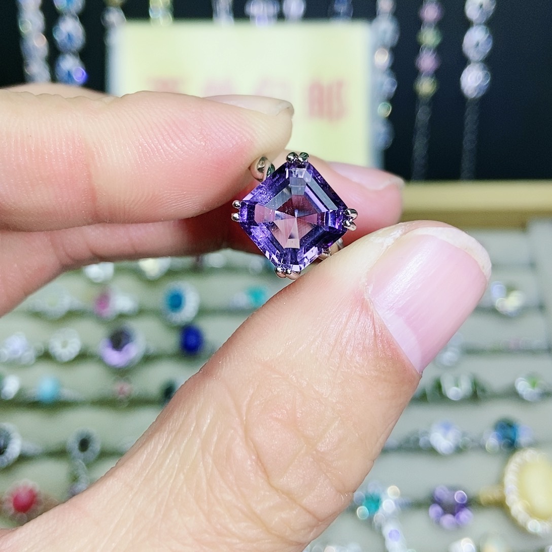 【闪购商品】未镶嵌戒指紫晶