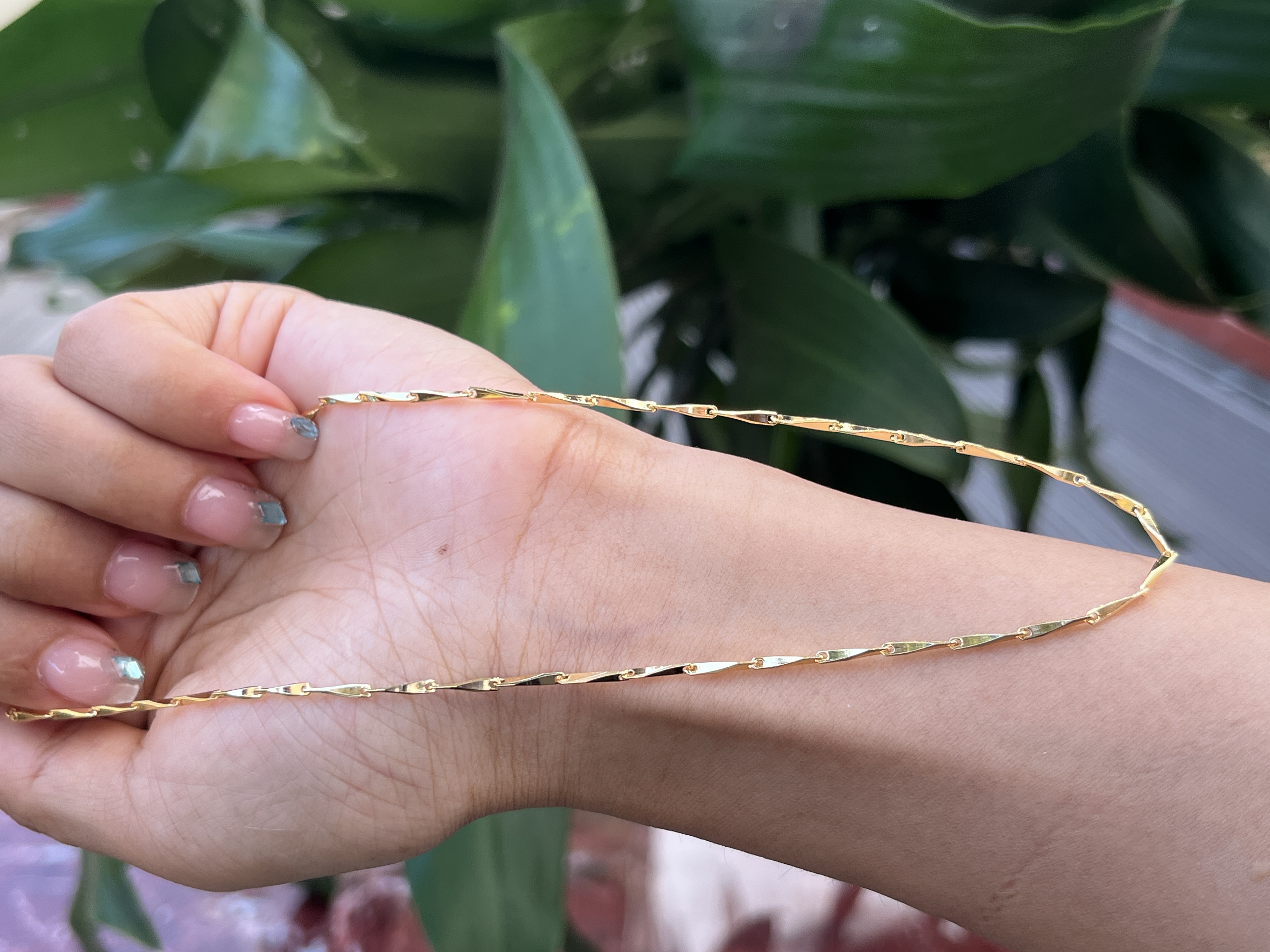 818精工瓜子项链