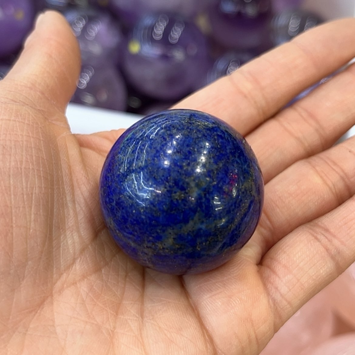 【闪购商品】青金石摆件球未镶嵌