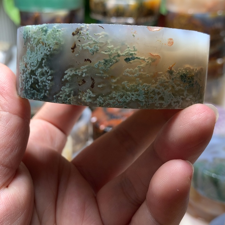 兰***定制玛瑙定制手镯57