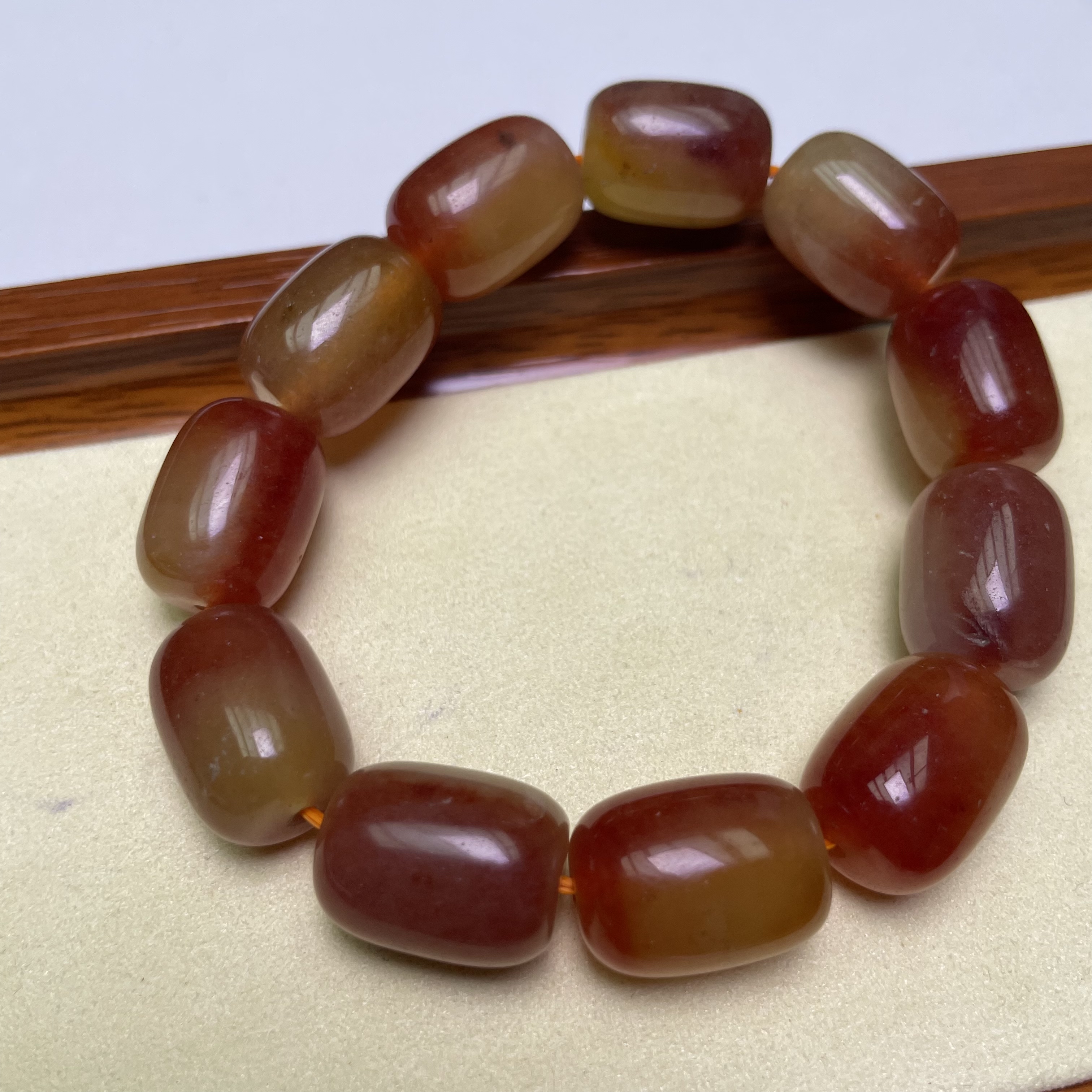 A677西瓜碧桶珠12mm手串妈妈时尚百搭女款多样发货其一