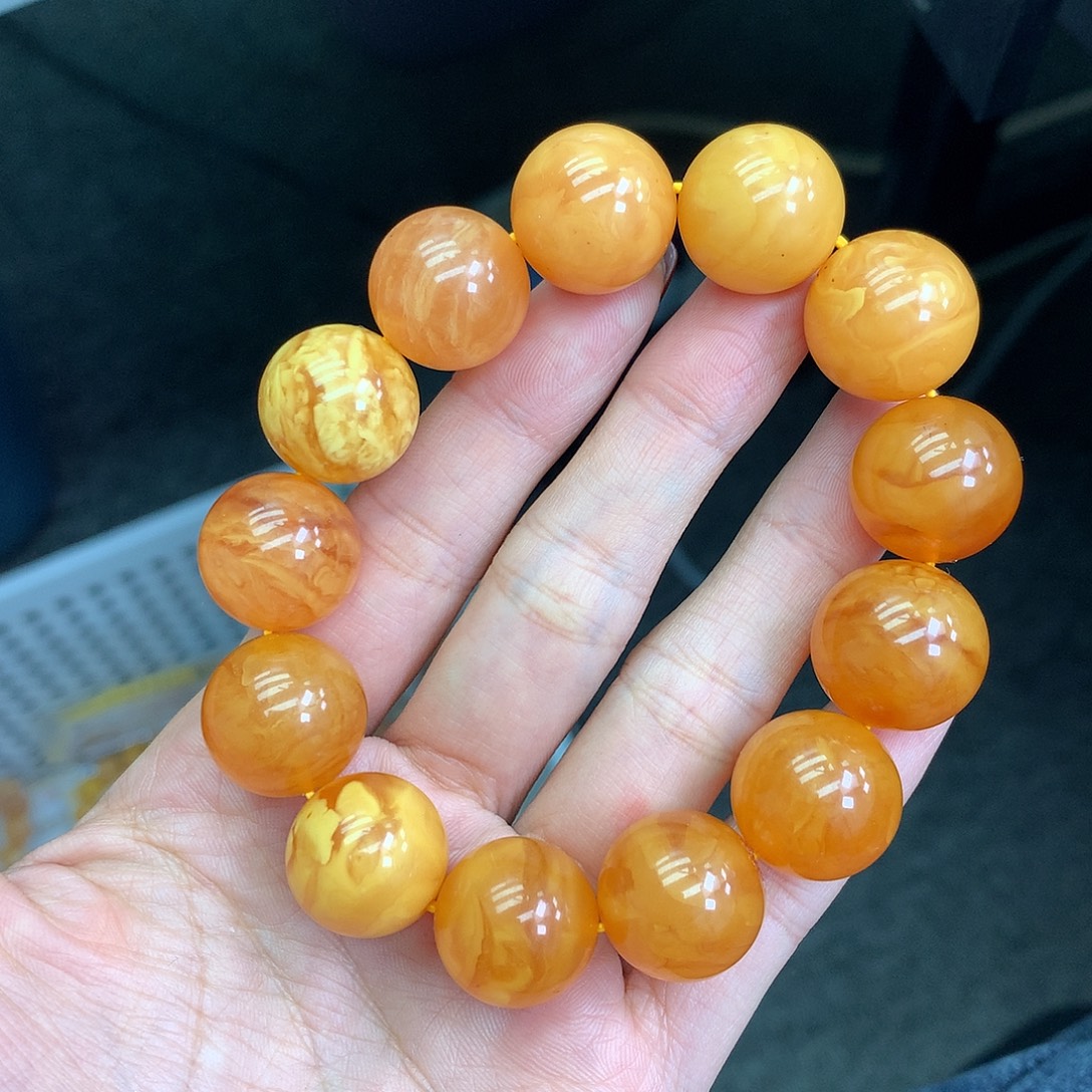 琥珀未镶嵌珠宝奇石17mm