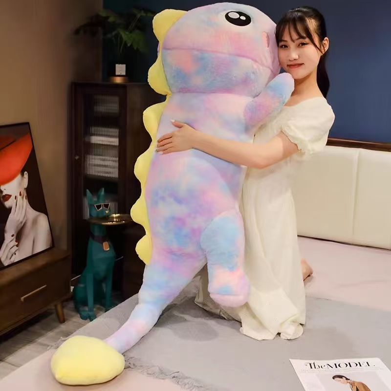 变色龙大眼睛可爱毛绒玩具抱枕睡觉夹腿玩偶生日礼物