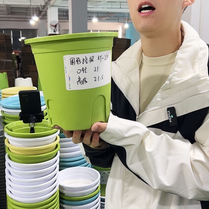 正品圆控口21高21绿色无托8只