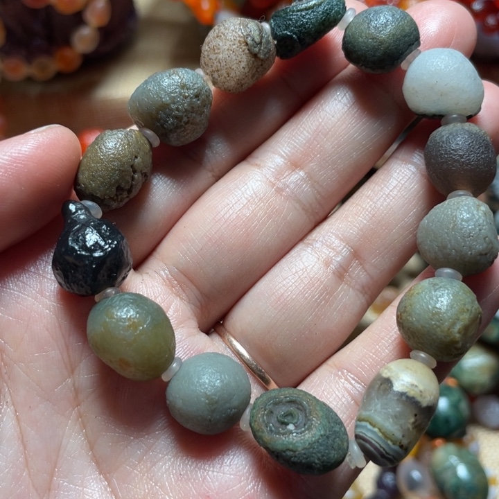 玛瑙/玉髓未镶嵌手链