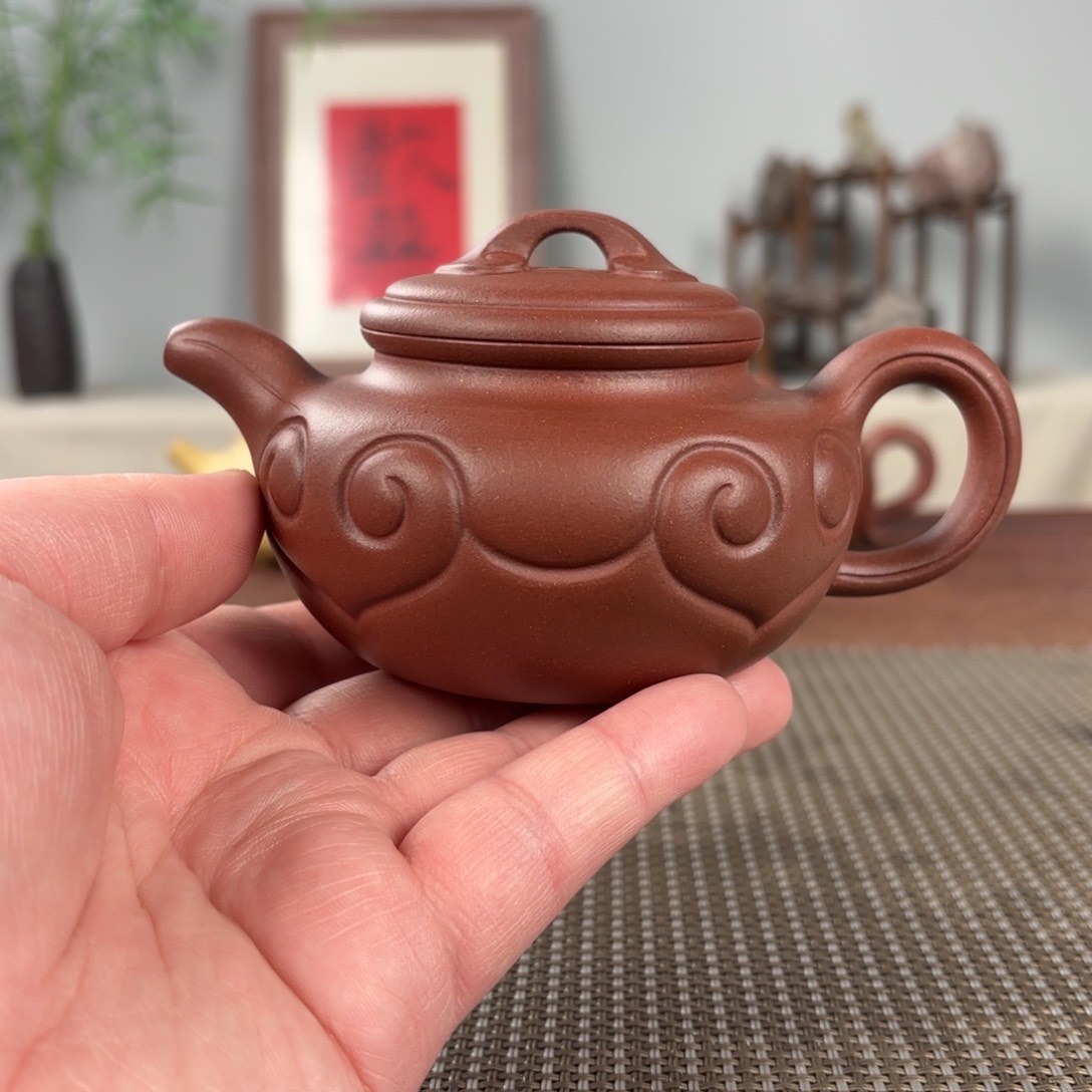 紫砂茶壶黄龙山原矿紫砂壶250