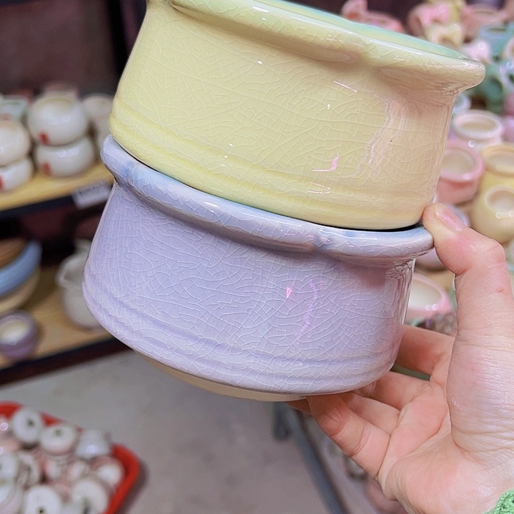 陶瓷花盆当场凑满12包邮