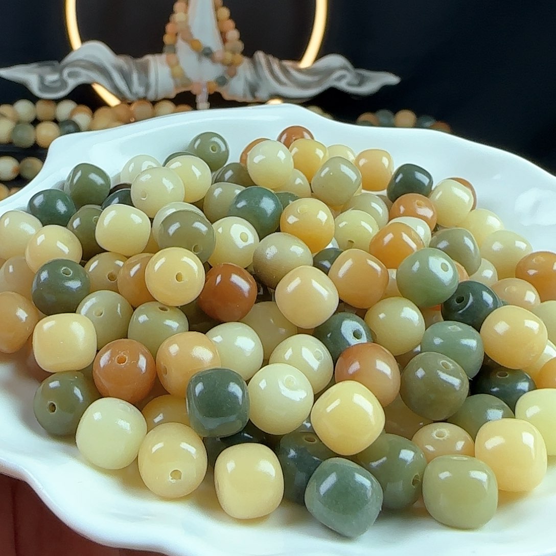 菩提根/象牙果手串卡10原生态多宝桶100卡牌➕100备珠