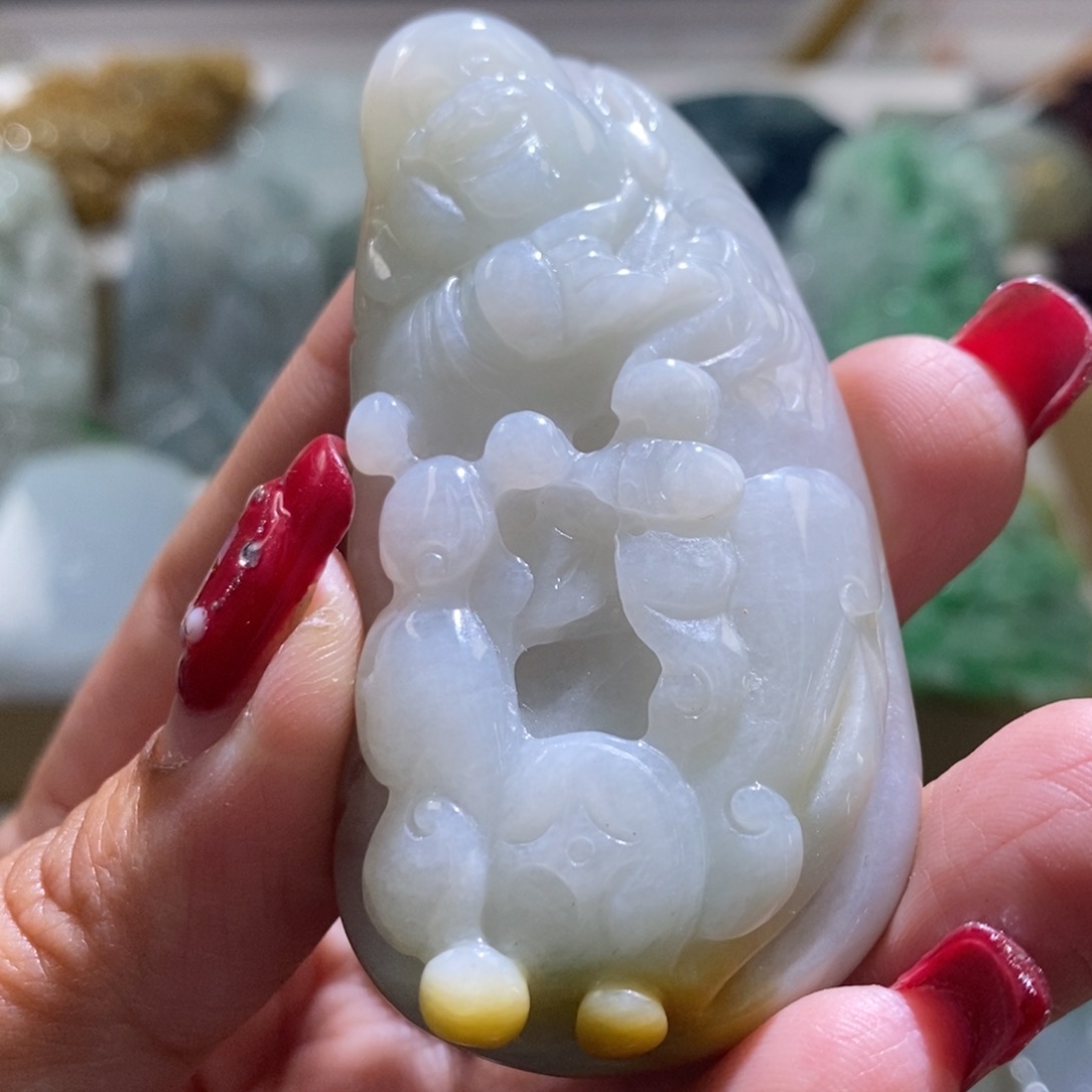 【闪购商品】翡翠颈饰未镶嵌佛