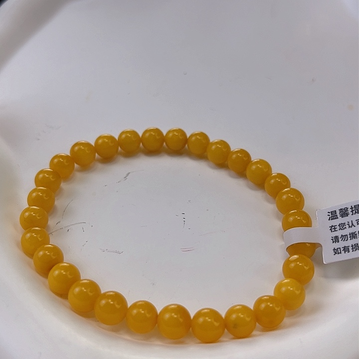 蜜蜡手链未镶嵌6蜜蜡