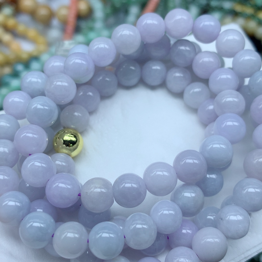 翡翠未镶嵌颈饰醉*圆翡翠