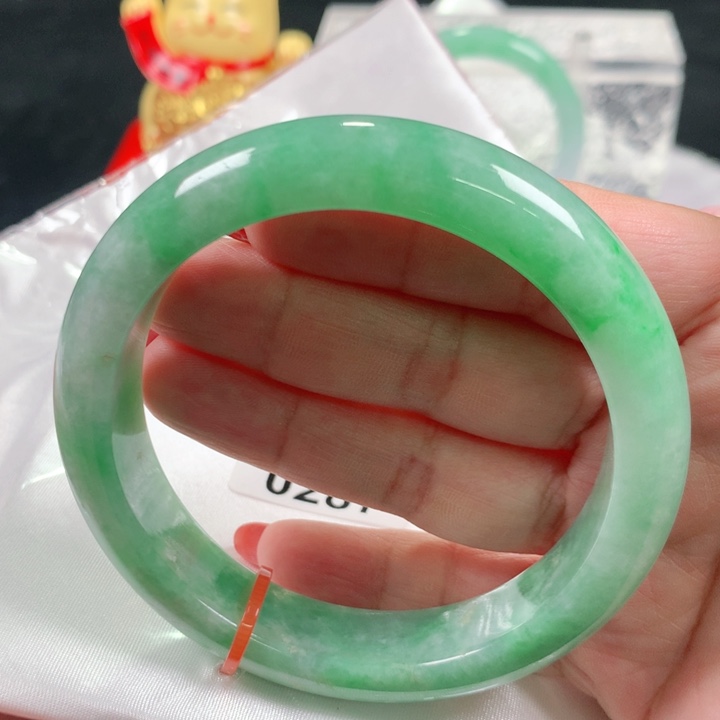 未镶嵌手镯翡翠编号0287 正圈60