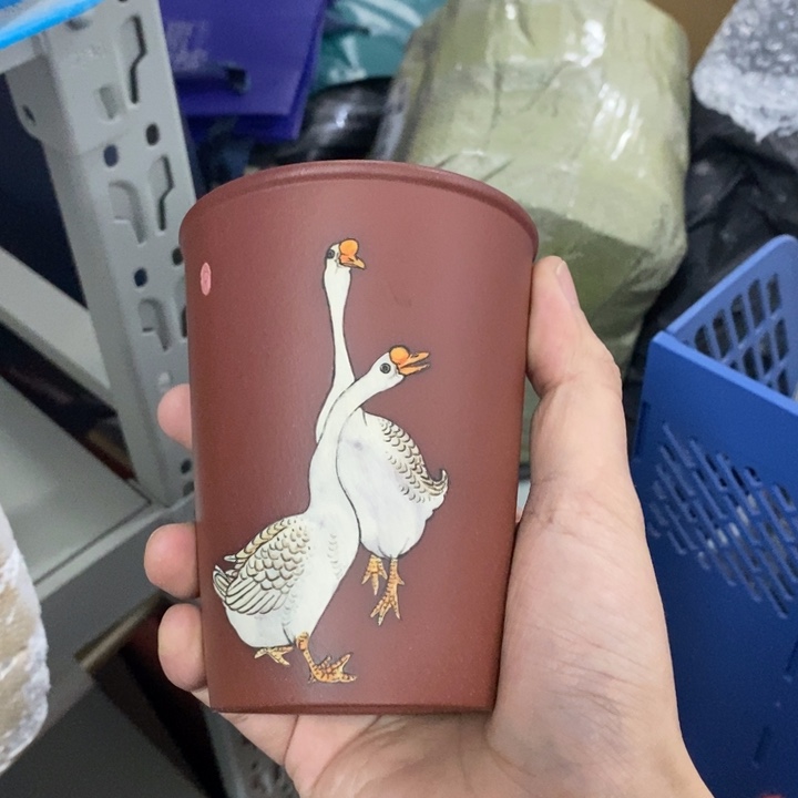 紫砂茶杯宜兴紫砂主人杯