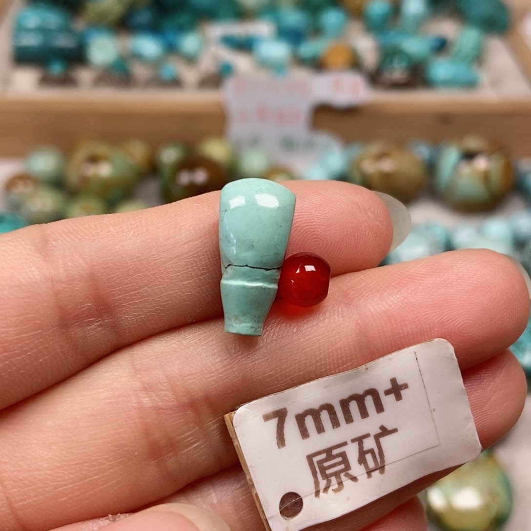 未镶嵌南红玛瑙珠宝半成品