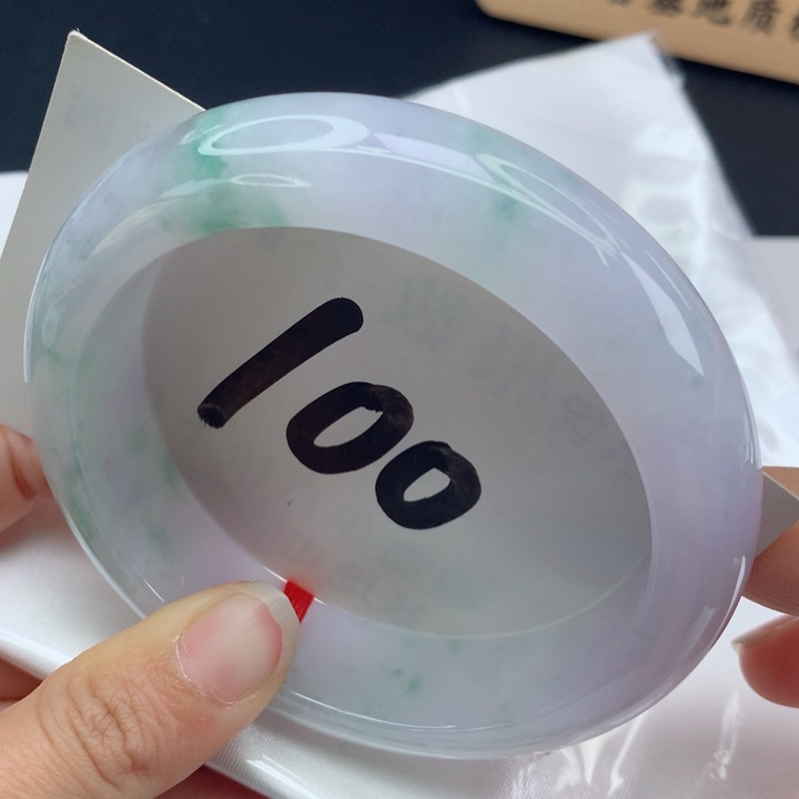 翡翠手镯未镶嵌高货微瑕