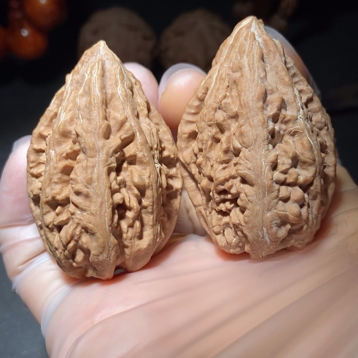 文玩核桃把件东北楸子小雪 6