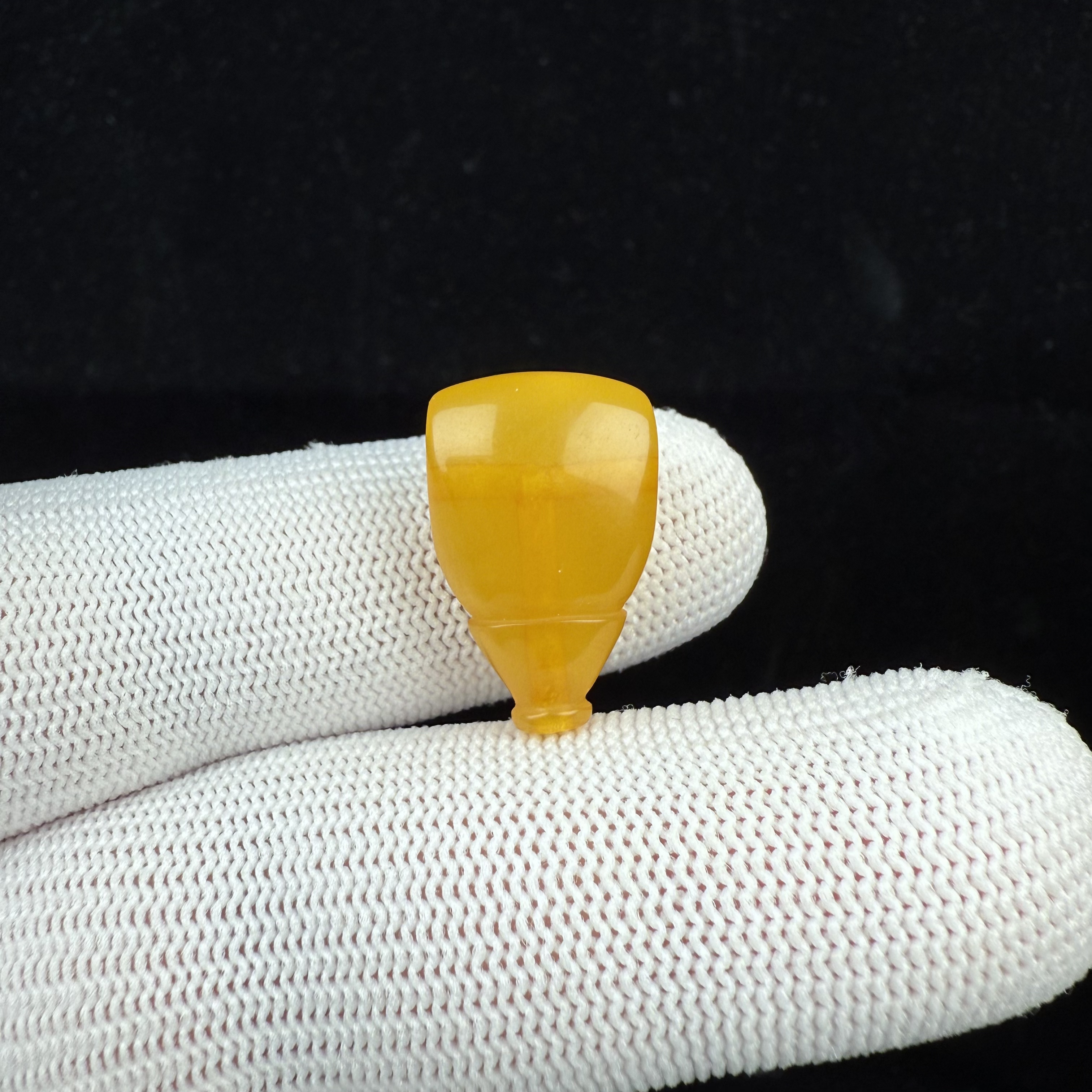 B7121天然原矿俄料蜜蜡 瑕疵特价三通 14*22.2mm支持复检