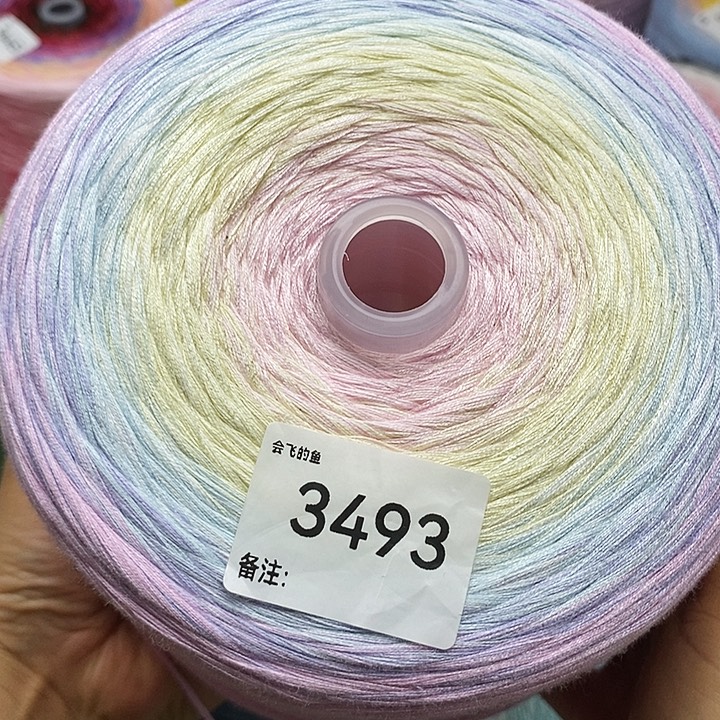 棉无尽夏三斤十股不加捻一桶