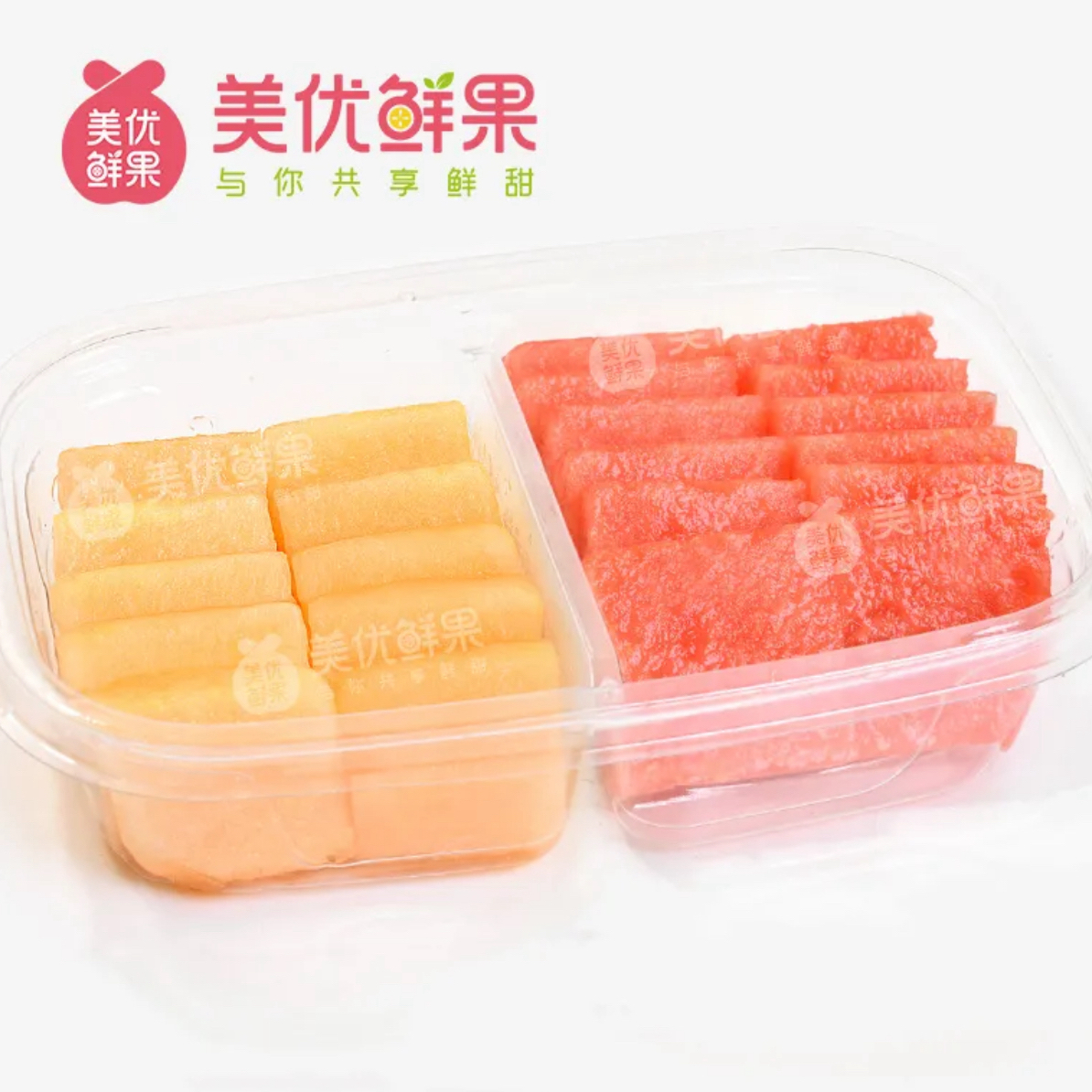 果切现切西瓜哈密瓜400克