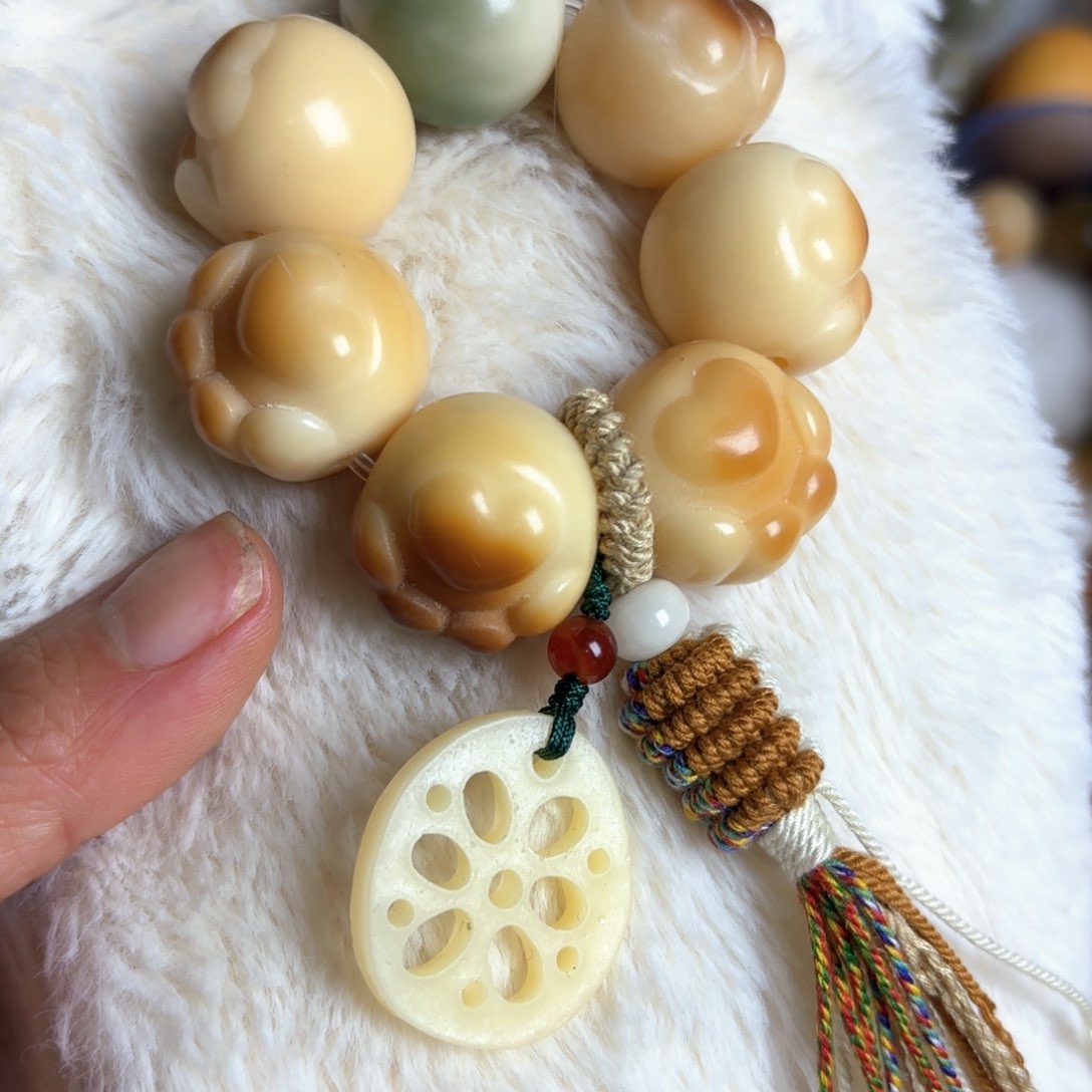 菩提根/象牙果手串猫爪22加猫爪手捻