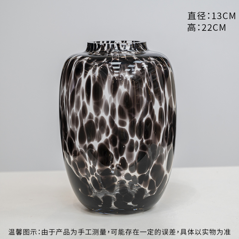 M749 家用客厅琉璃花瓶用于桌面餐桌阳台插花装饰