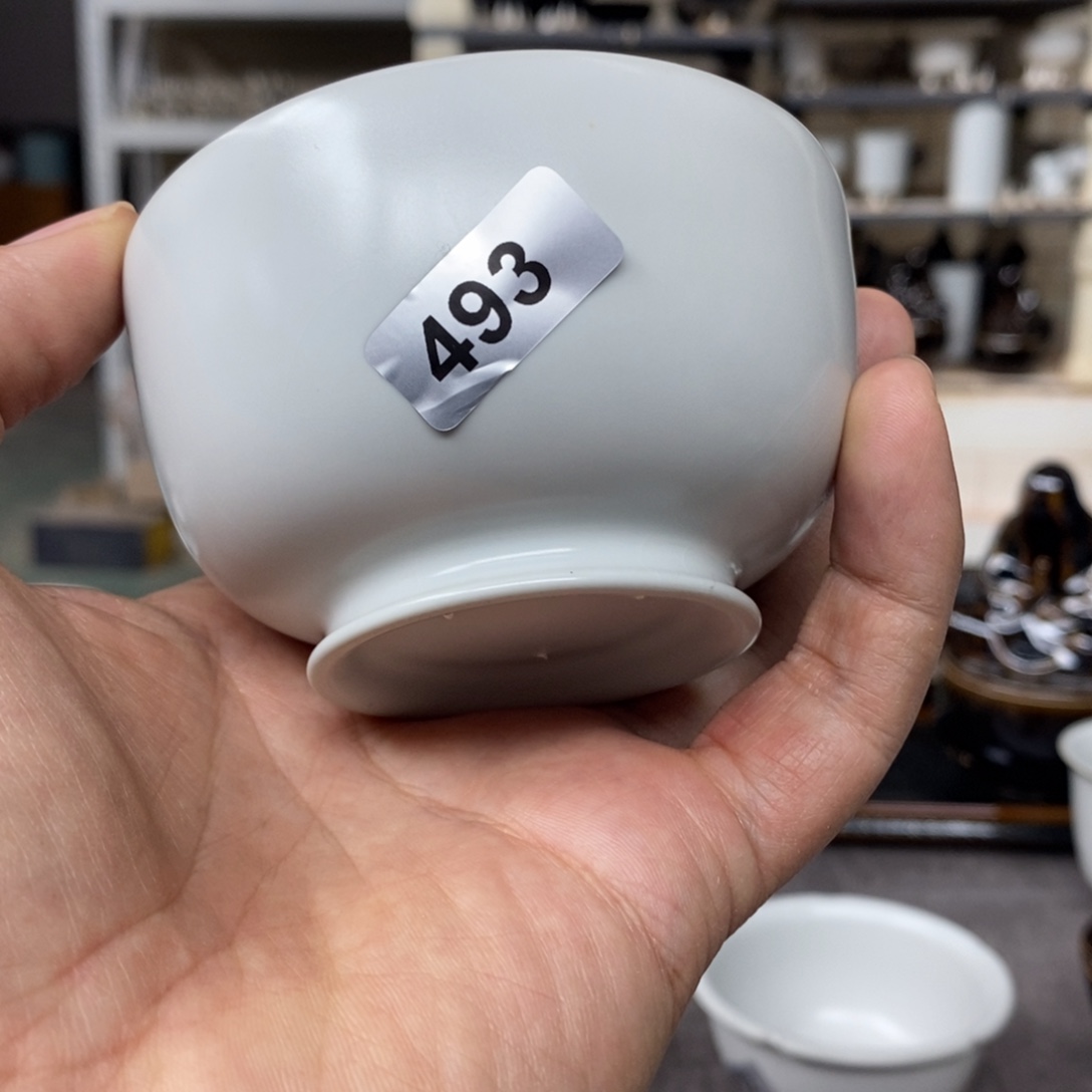 小***行陶瓷摆件抱朴汝瓷仿古微瑕