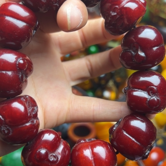 未镶嵌琥珀手串蜜蜡