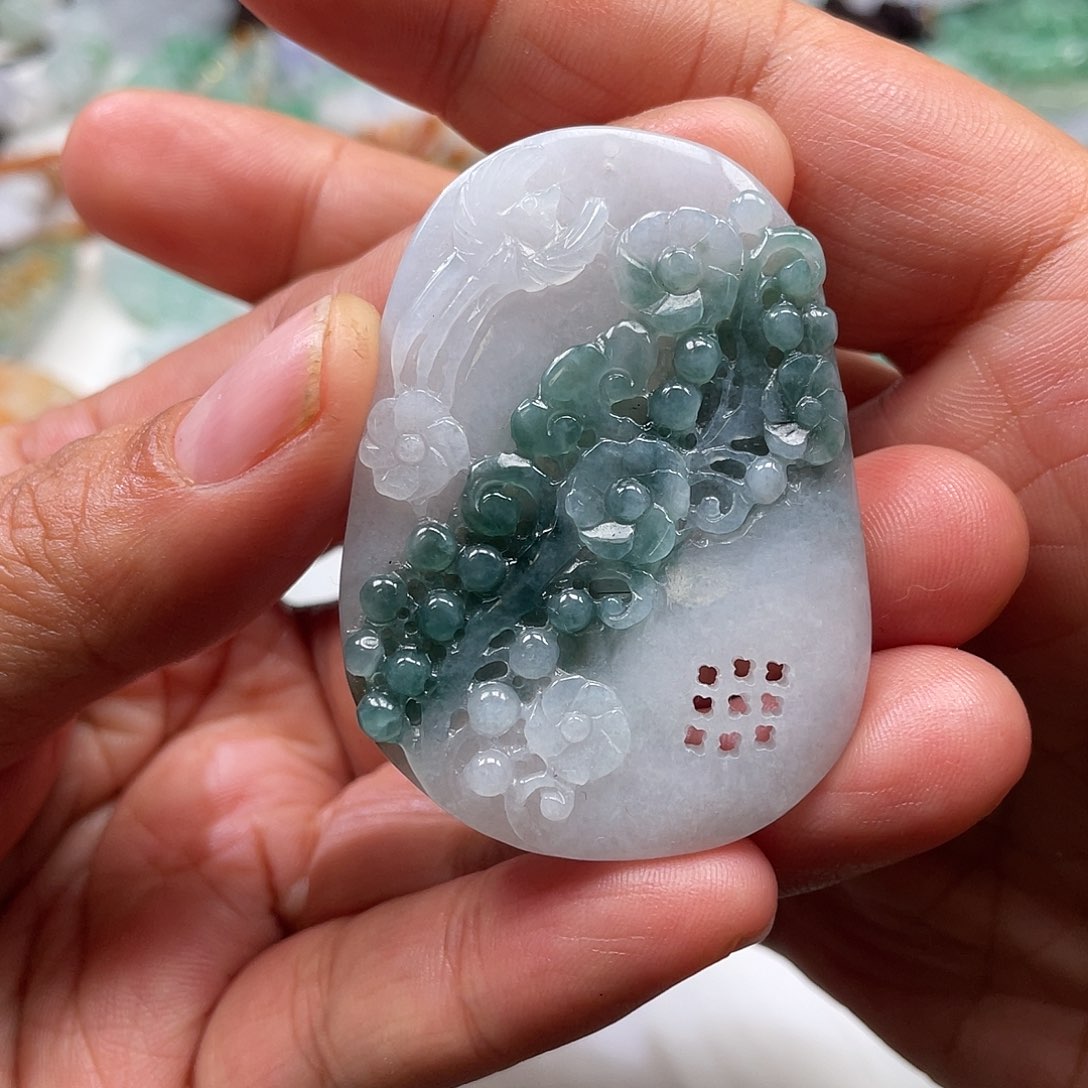颈饰未镶嵌翡翠翡玉缘翡翠