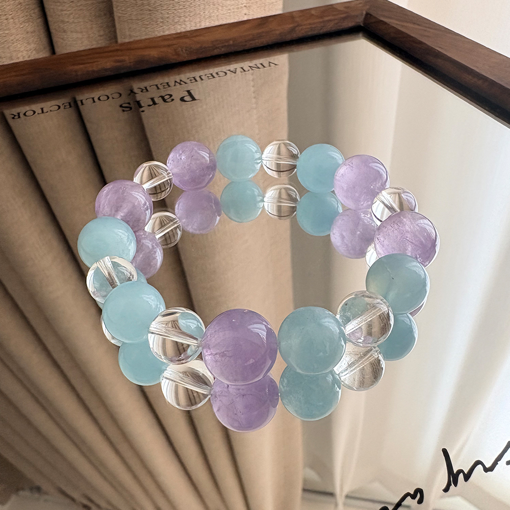 【深海】此单价格为118，下单拍两件，天然水晶原创设计手串