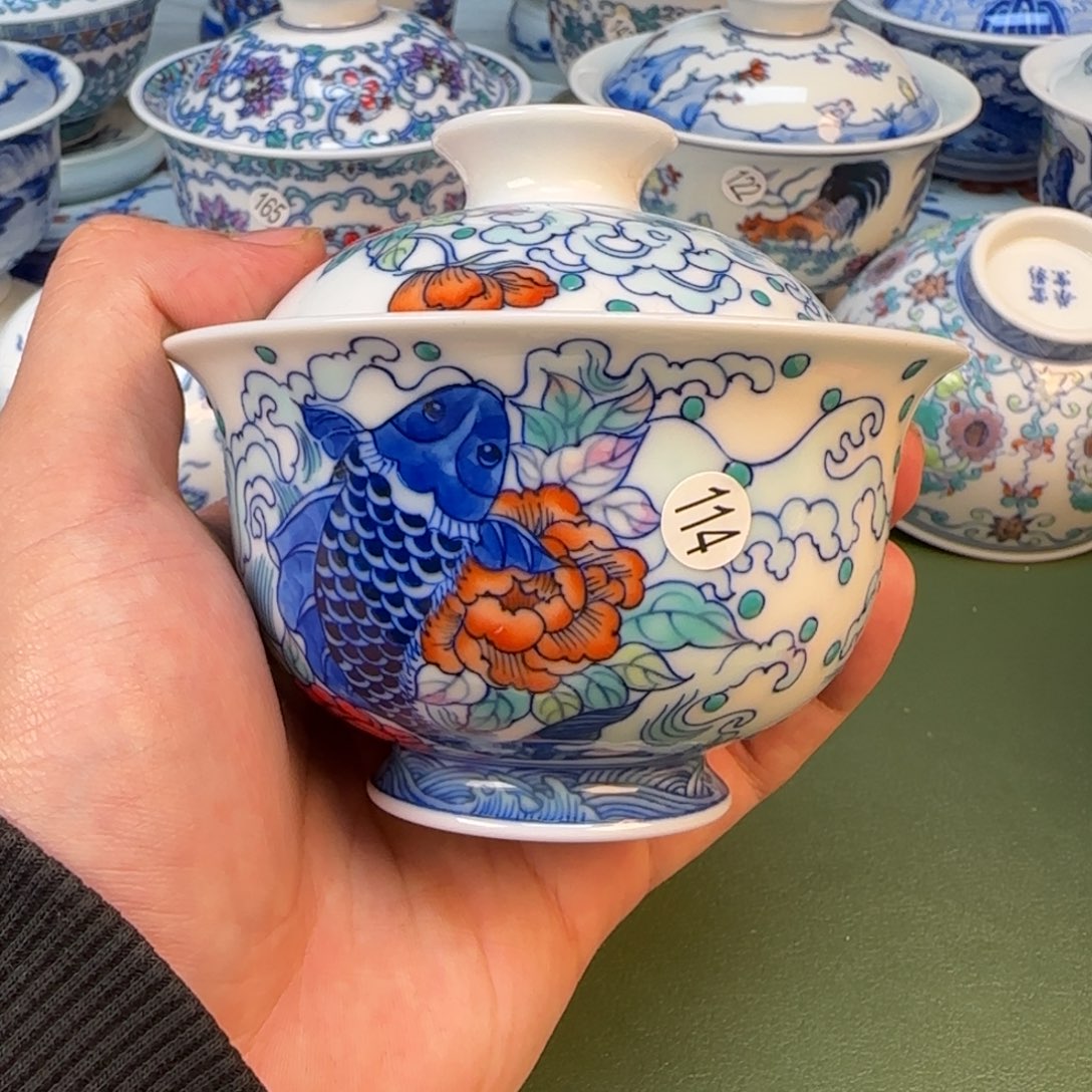 景德镇手工手绘茶具114