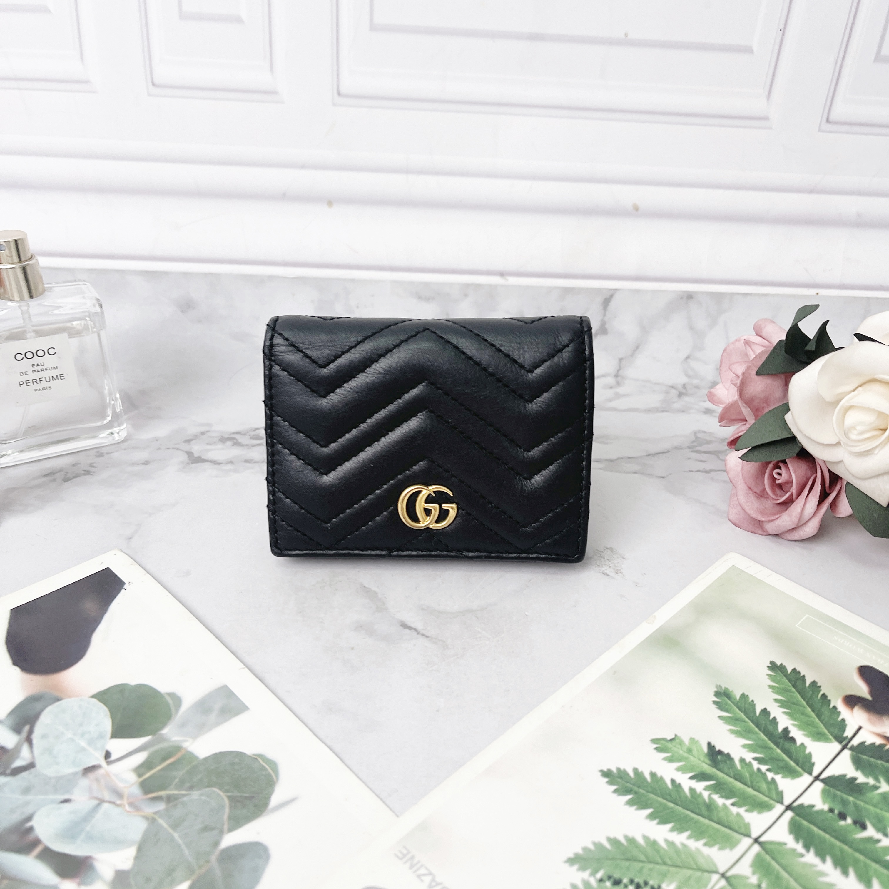 99新 GUCCI/古驰 GUCCI/古驰黑色钱包