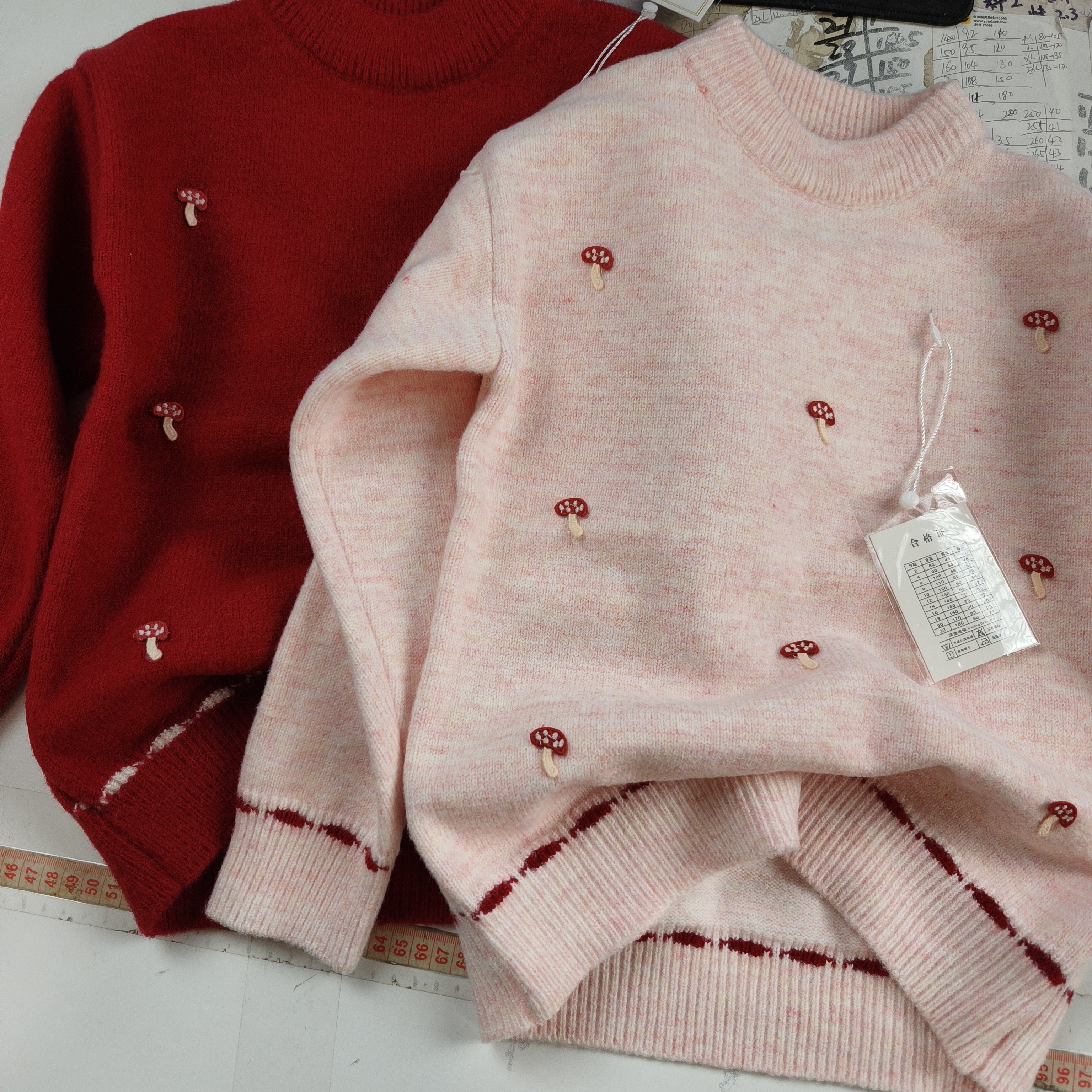 8828大童女童秋冬针织毛衣