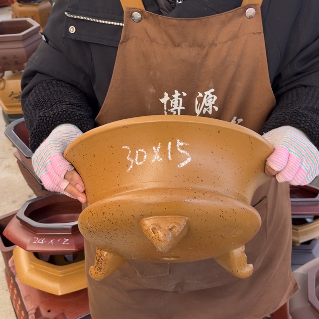 紫砂花盆盆景艺术