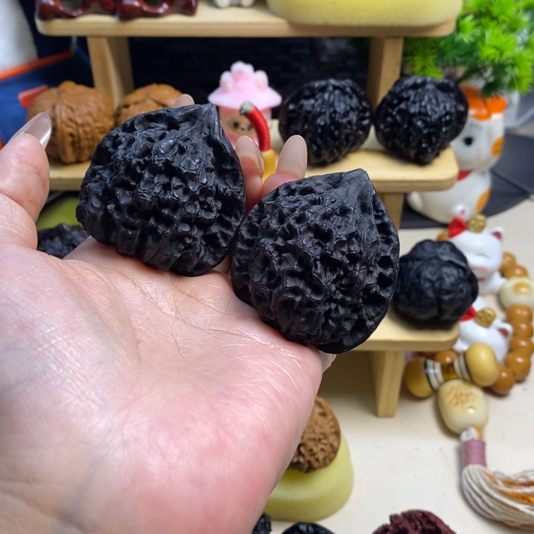 文玩核桃吊坠地闷官帽46