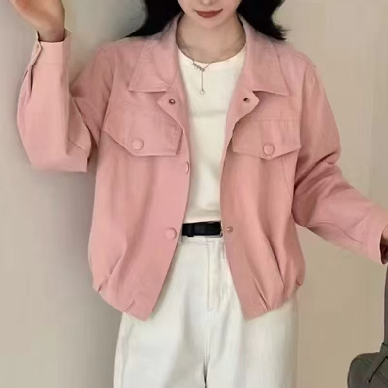 小田螺高定气质休闲时尚百搭网红显瘦轻奢短款设计洋气女装韩版