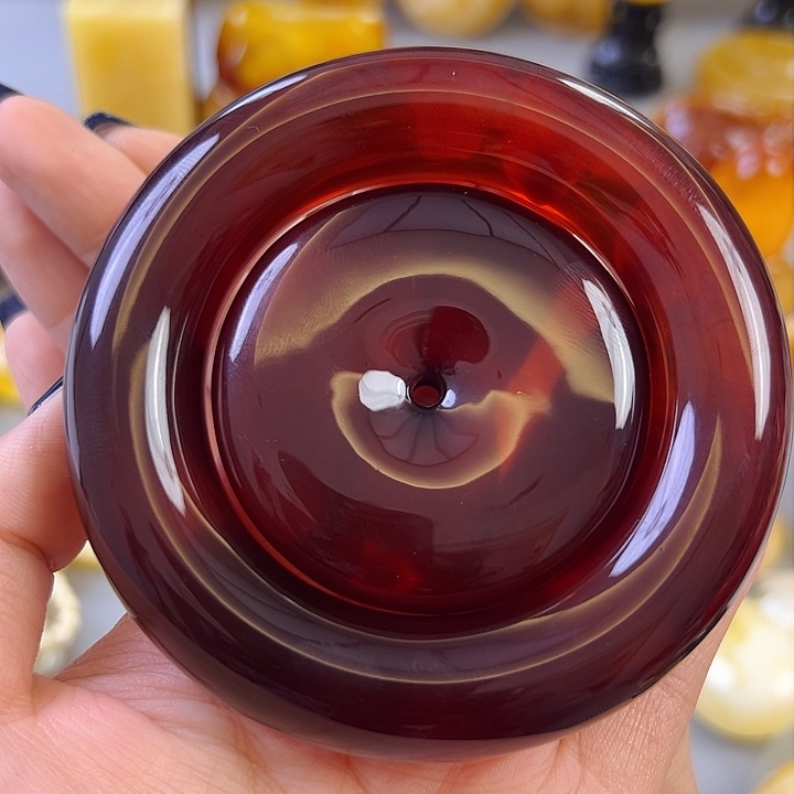 蜜蜡颈饰未镶嵌淡**远蜜蜡