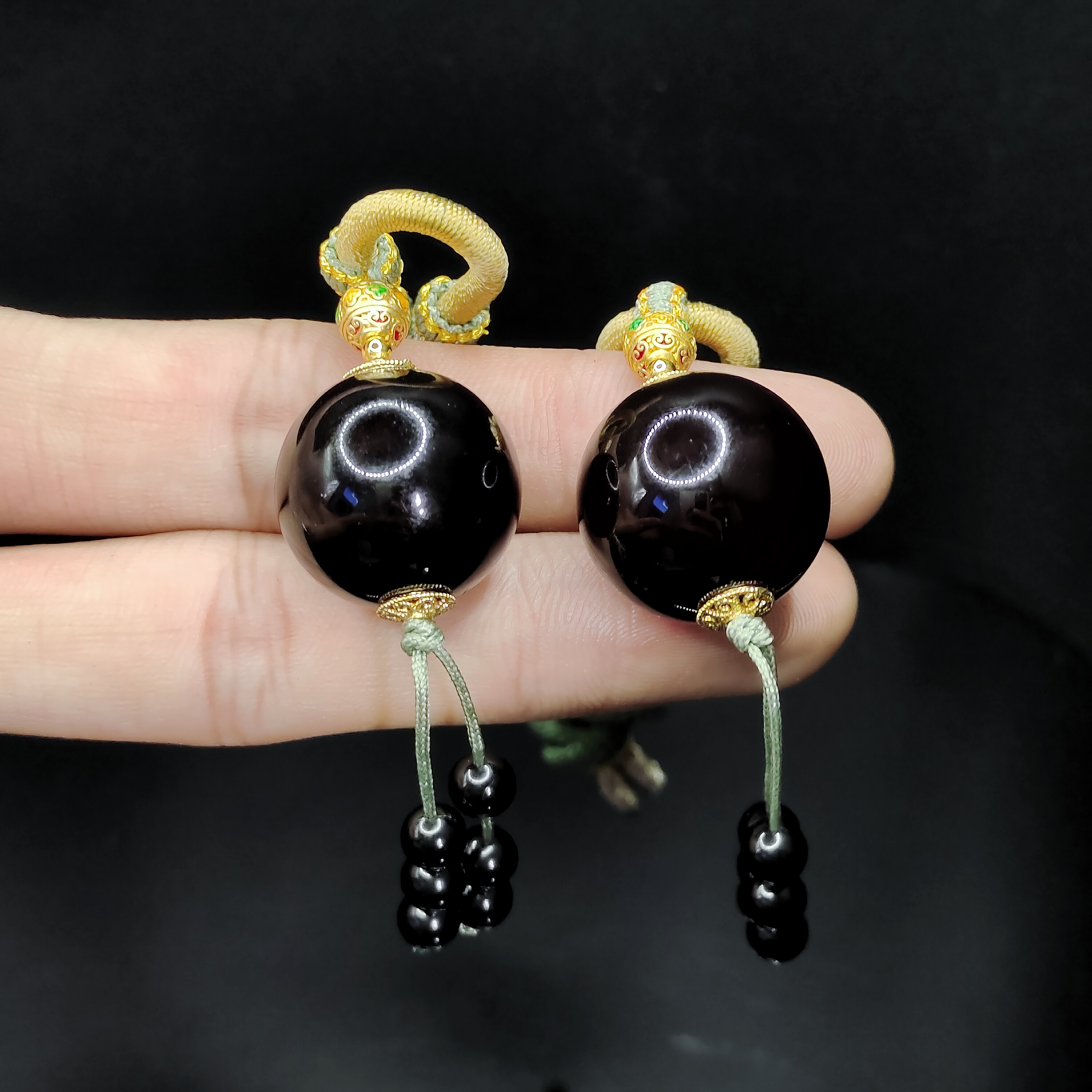 【老三珠宝】琥珀转运珠吊坠赠绳子HA28【多样性发其一】约19mm