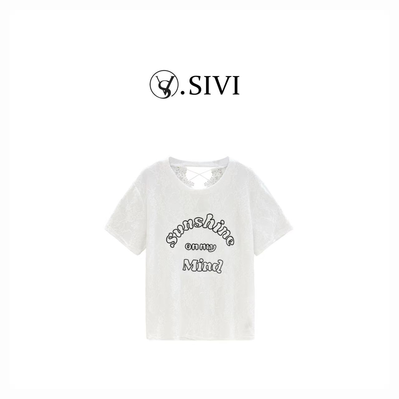 熙薇【自由通勤】2025春季新款打底T恤时尚气质上衣H1769