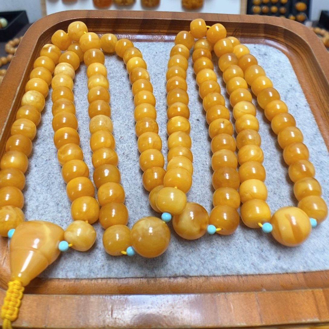 蜜蜡颈饰未镶嵌蜜蜡